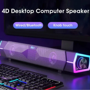 Computer Bluetooth RGB Light Speaker Black