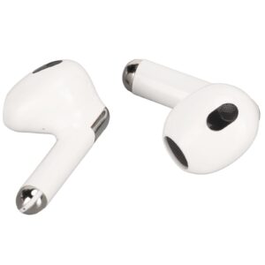 BT5.3 Translation Headset 144 Languages Instant Voice Language Translator Earphone for Business Travel Learning White