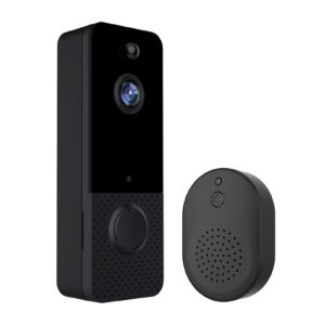 WiFi Wireless Video Doorbell Camera with Indoor Chime, Waterproof